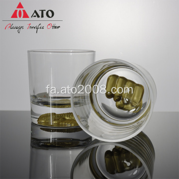 میز ویسکی کوتاه ودکا گل ویسکی Tumbler Glas